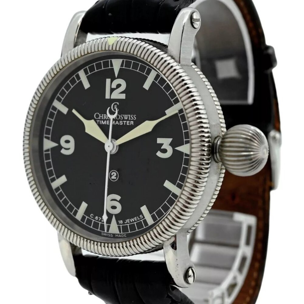 Chronoswiss 44mm Men's Timemaster Mechanical Swiss Cal. 672 Wacth